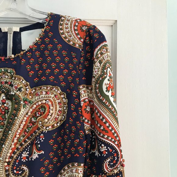 3.1 Phillip Lim | Paisley Silk Shift Dress - Picture 4 of 13